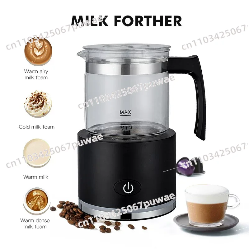 Electric Milk Frother Handheld - Home Use Small Milk Frother Detachable