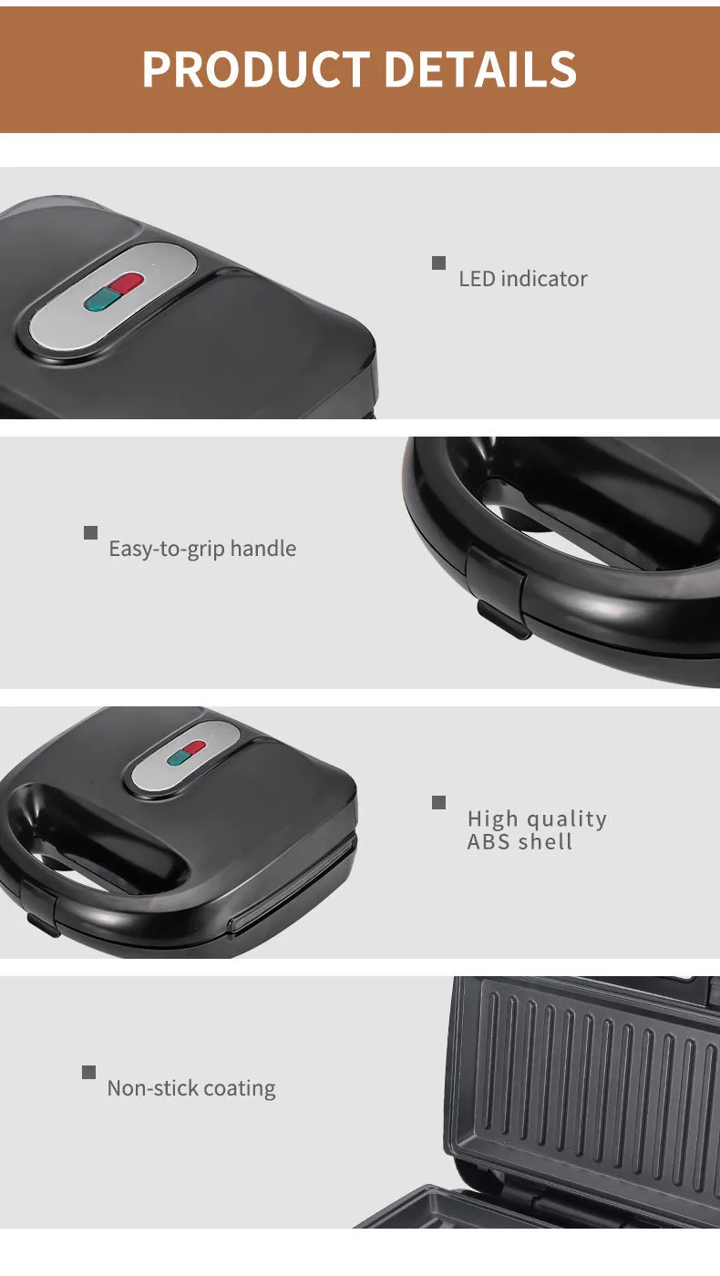 220/110V Household Appliances  - Mini Waffle Maker Machine 评论和价格